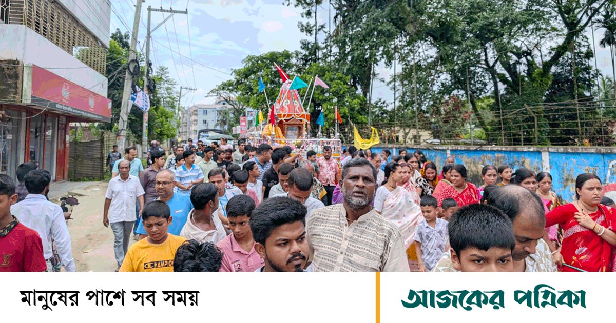 দুর্গাপুরে নানা আয়োজনে জগন্নাথ দেবের রথযাত্রা পালিত