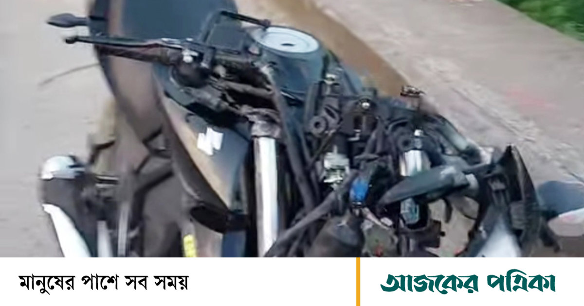 ঘিওরে বেপরোয়া গতির মোটরসাইকেল খাদে, চালক নিহত
