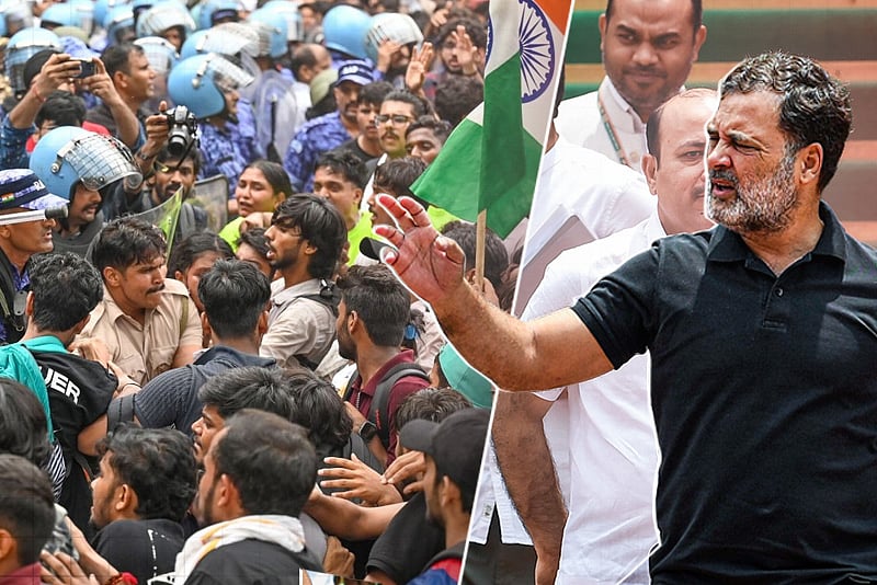 কালো পোশাকে সংসদে বিরোধী দলের সদস্যরা, ক্ষোভে উত্তাল দিল্লি