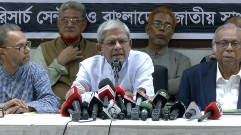 সংবিধান সংস্কার নয় সংশোধনের কথা বলেছি: মির্জা ফখরুল